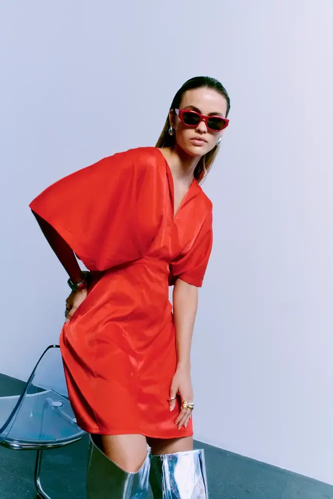 Cph Muse Vianna Dress - Tomato