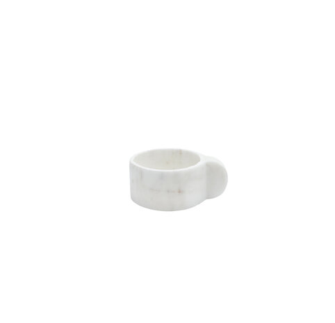 Tealight Holder Teddie - White