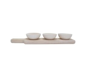 Leeff Serving Set Saar - Sand Leeff Serving Set Saar - Sand