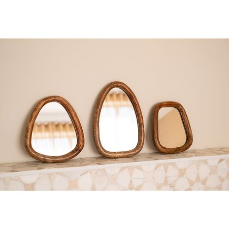 Spiegel Mossa set van 3