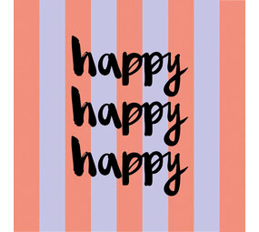 Ppd Servetten Formart Happy 33x33