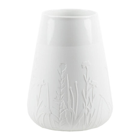 Räder Porcelain Vase Floral Grasses Räder Porcelain Vase Floral Grasses