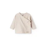 MarMar Copenhagen T-Shirt Tut Wrap LS – Light Beige Mel. MarMar Copenhagen T-Shirt Tut Wrap LS – Light Beige Mel.