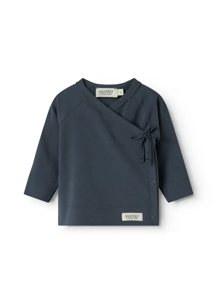 MarMar Copenhagen T-Shirt Tut Wrap LS – Blue MarMar Copenhagen T-Shirt Tut Wrap LS – Blue