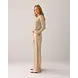 Summum Woman Pants Metallic Lamee - Sesame Summum Woman Pants Metallic Lamee - Sesame