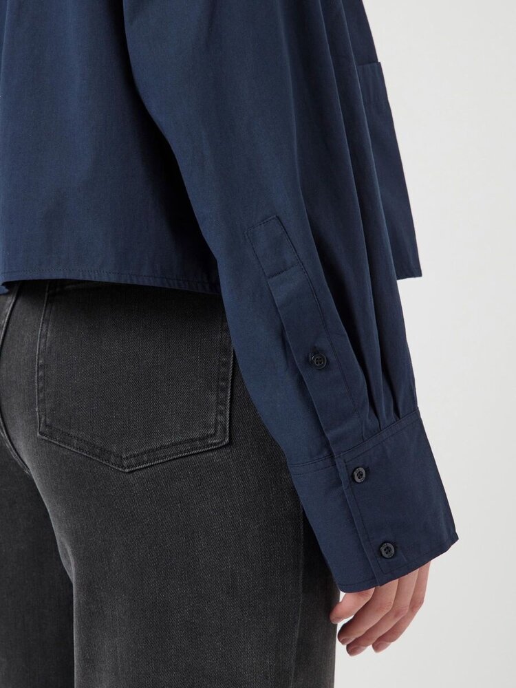 Y.A.S Lee Short Shirt - Navy Blazer