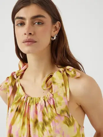 Y.A.S Marinna SL Top - French Vanilla Marinna print Y.A.S Marinna SL Top - French Vanilla Marinna print