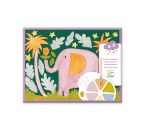 Djeco Schilderen met een Palet Wilde Dieren