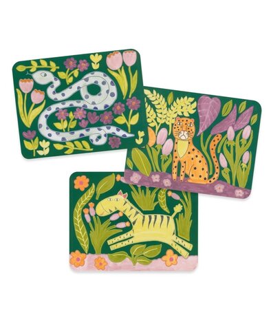 Djeco Schilderen met een Palet - Wilde Dieren