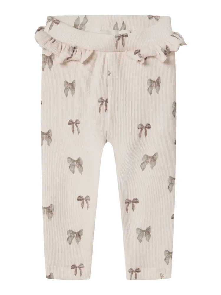 Lil' Atelier Gavo Efi Slim Legging - Silver Peony