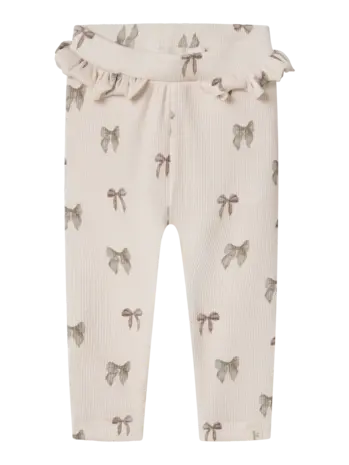 Lil' Atelier Gavo Efi Slim Legging - Silver Peony