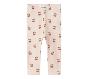 Lil' Atelier Flavo Elf Slim Legging - Silver Peony