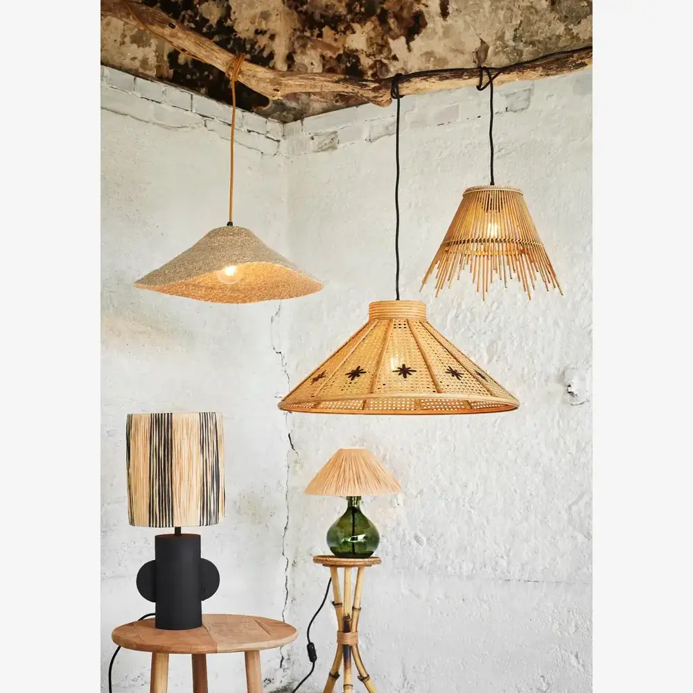 Madam Stoltz Bamboo ceiling lamp