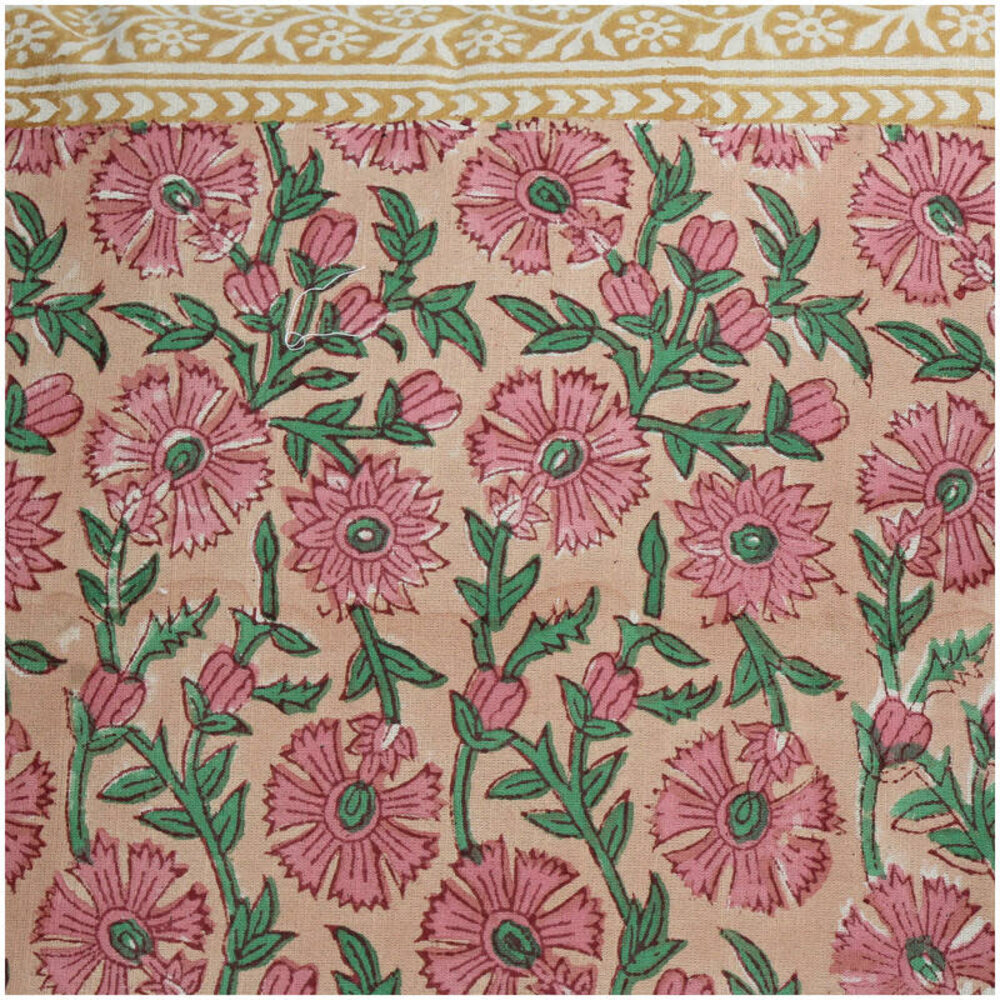 Kussen - Bloemetjes roze