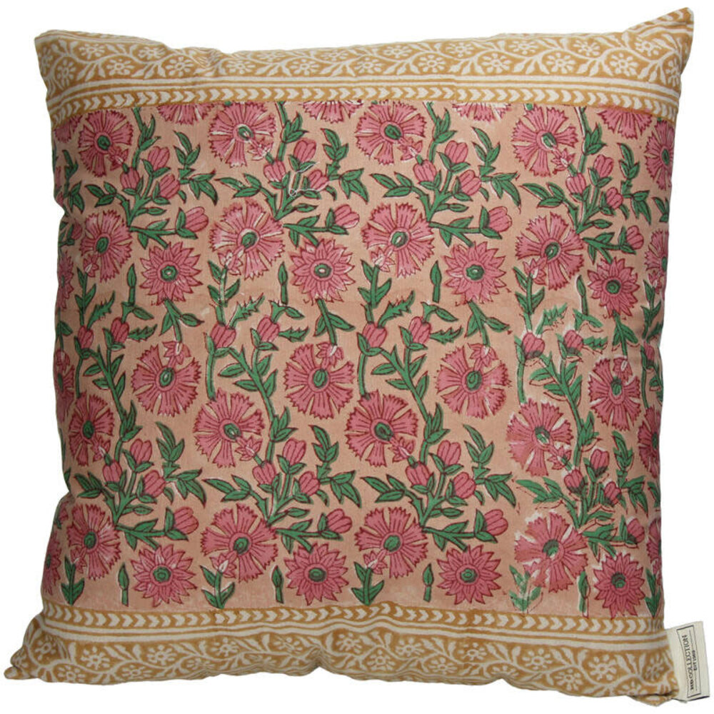 Kussen - Bloemetjes roze