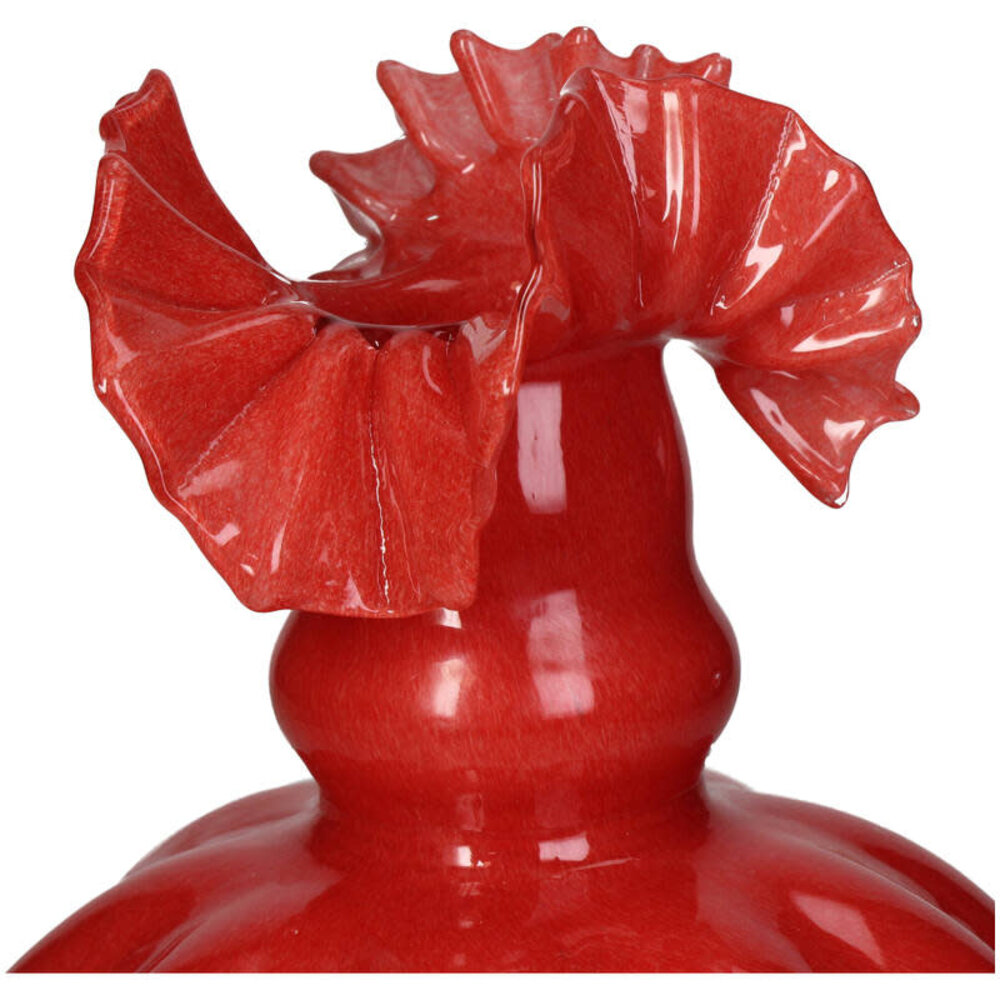 Glazen vaas - Rood