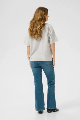 Culture Base Gith VN Tee - Light Grey Melange