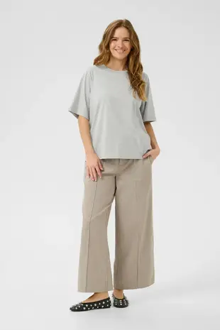 Culture Base Gith ON Tee - Light Grey Melange