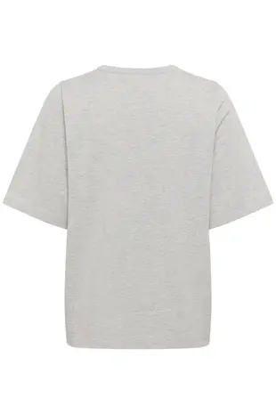 Culture Base Gith ON Tee - Light Grey Melange