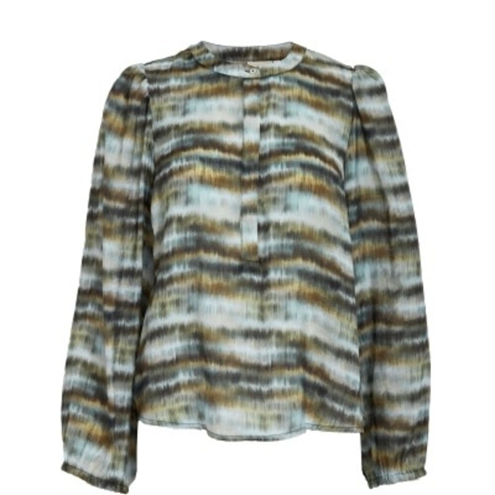 Peppercorn Irmelin Blouse – Mermaid Green Print Peppercorn Irmelin Blouse – Mermaid Green Print