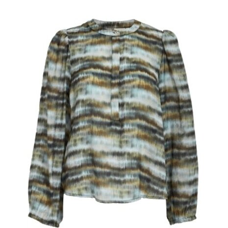 Peppercorn Irmelin Blouse – Mermaid Green Print Peppercorn Irmelin Blouse – Mermaid Green Print