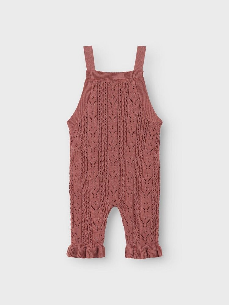 Lil' Atelier Kajsa Knit Overall - Withered Rose