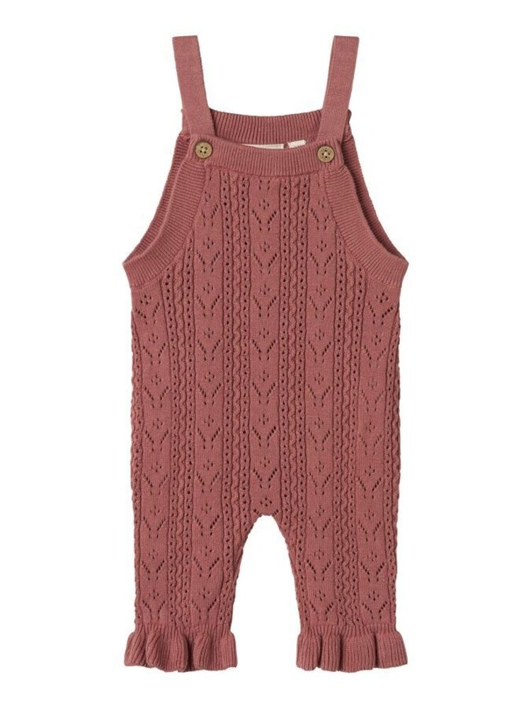 Lil' Atelier Kajsa Knit Overall - Withered Rose