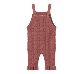 Lil' Atelier Kajsa Knit Overall - Withered Rose
