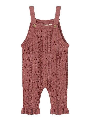 Lil' Atelier Kajsa Knit Overall - Withered Rose
