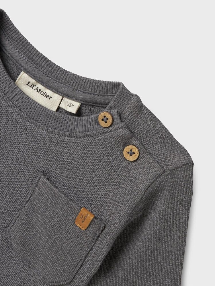 Lil' Atelier Dias Lum LS Sweat - Poppy Seed