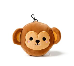 Relaxeazzz Aap Rond Reiskussen & Slaapmasker