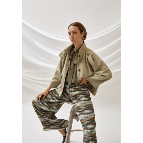 Peppercorn Isadora Jacket – Mermaid Green Melange