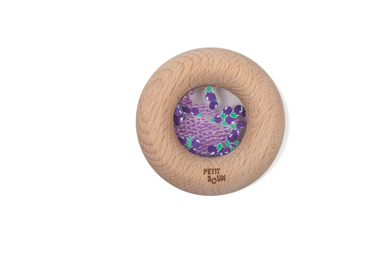 Petit Boum Sensorische Donut – Aubergine