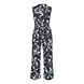 SistersPoint Guto Jumpsuit – Black/Flower