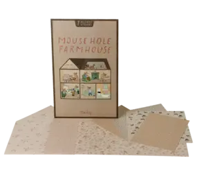 Maileg Wallpaper Mouse Hole - Farmhouse Maileg Wallpaper Mouse Hole - Farmhouse