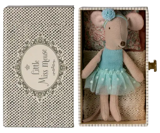 Maileg Dance mouse in daybed - Little sister