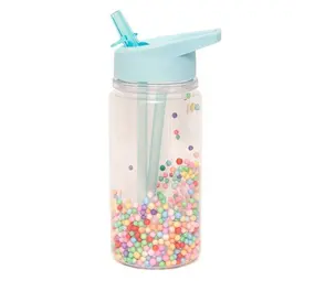 Petit Monkey Drinkfles marcaron pops Aqua Blue