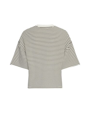 MSCH Nilda Ima Q SS Sweatshirt STP - Oatmeal Black