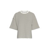 MSCH Nilda Ima Q SS Sweatshirt STP - Oatmeal Black