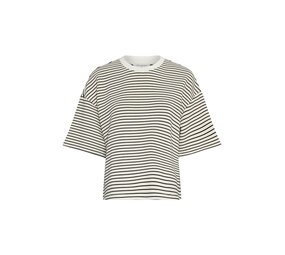 MSCH Nilda Ima Q SS Sweatshirt STP - Oatmeal Black