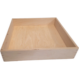 Houten speelbak - 25x25x5 cm