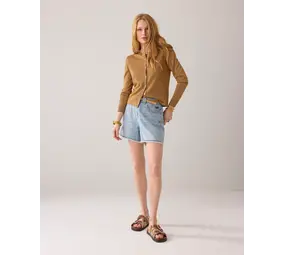 Summum Woman ORANGE BABIES: Cardigan lurex knit  - Sesame