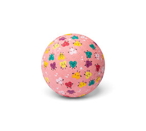 Little L Rubber bal Hartjes - 18 cm Little L Rubber bal Hartjes - 18 cm