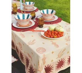 Casa Juna Tafelkleed Pink Wildlife