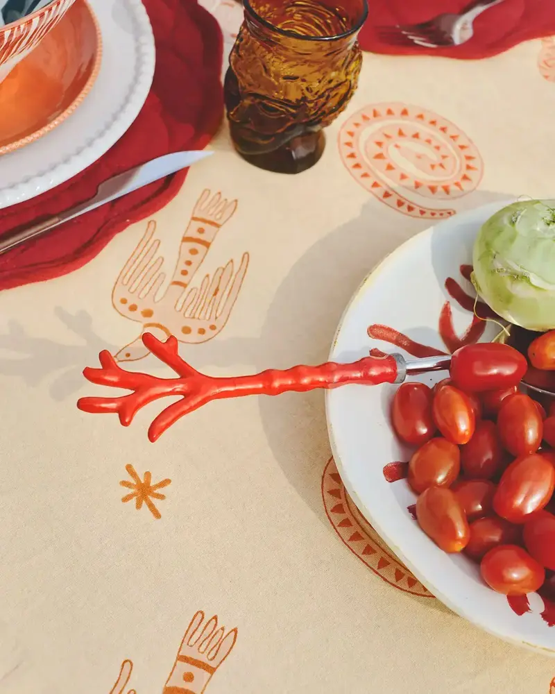 Casa Juna Tafelkleed Pink Wildlife Casa Juna Tafelkleed Pink Wildlife