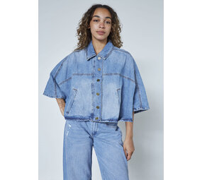 SistersPoint Felka Jacket - Medium Blue Wash