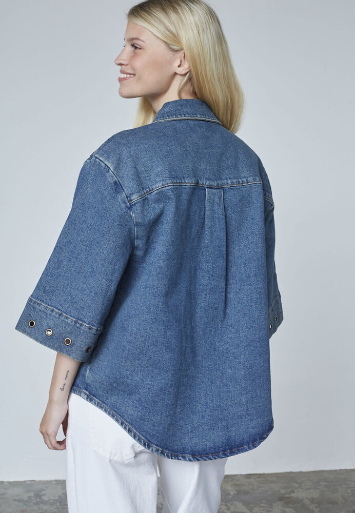 SistersPoint Olea Jacket – Vintage Blue