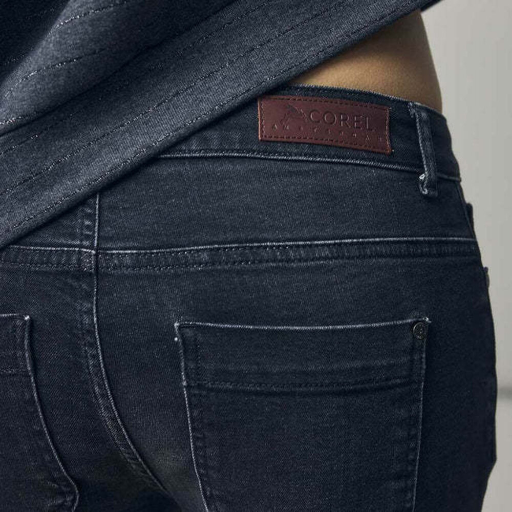 Corel Amsterdam Maggie Flare Denim  Jeans - Black Corel Amsterdam Maggie Flare Denim  Jeans - Black