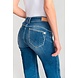 Le Temps des Cerises Jeans pulp flare Barcy taille haute bleu N°3 Le Temps des Cerises Jeans pulp flare Barcy taille haute bleu N°3