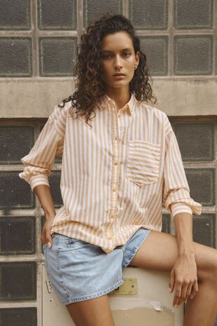 Le Temps des Cerises Blouse Ariana - Sandy Yellow